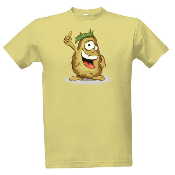 Tričko s potiskem potatoes