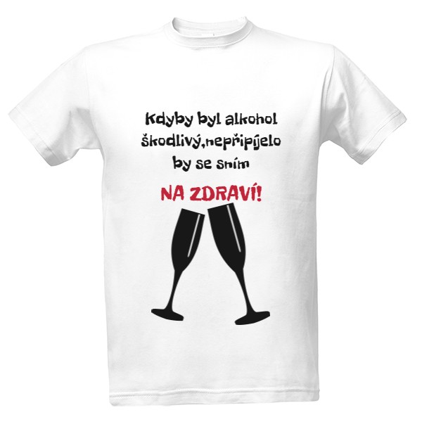 Tričko s potiskem alk 0