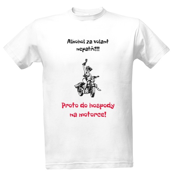 Tričko s potiskem Alkohol19