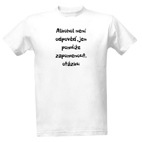 Tričko s potiskem Alkohol20