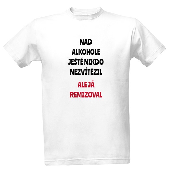 Tričko s potiskem Alkohol6