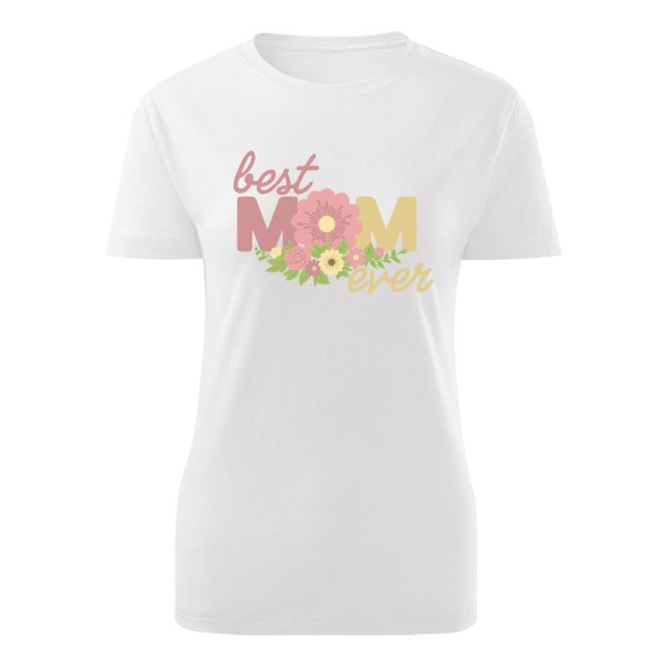 Tričko s potiskem Best mom ever