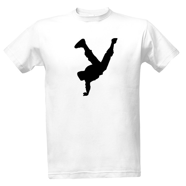 Tričko s potiskem break dance