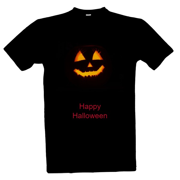 Tričko s potiskem Happy Halloween