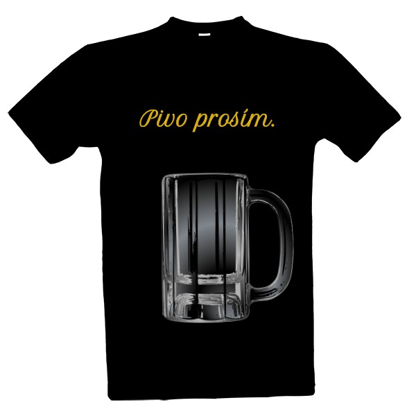 Tričko s potiskem krýgl oboustraný