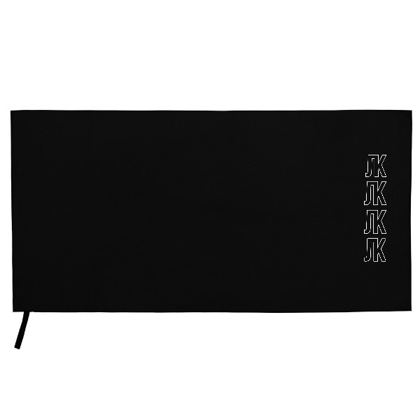 Sportovní ručník z mikrovlákna s potiskem Lukyho logo- obrys