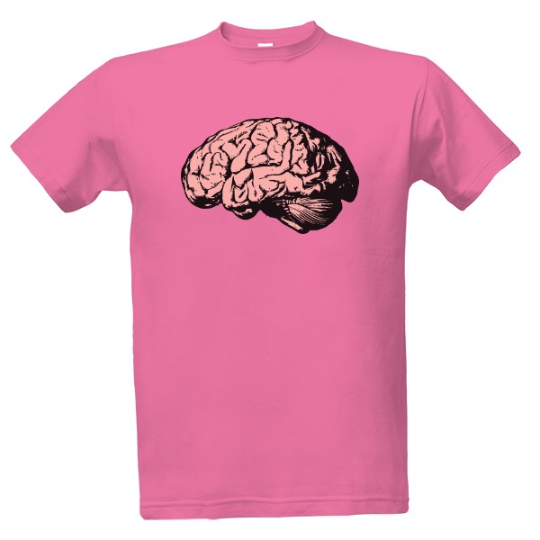 Tričko s potiskem maxi mozek