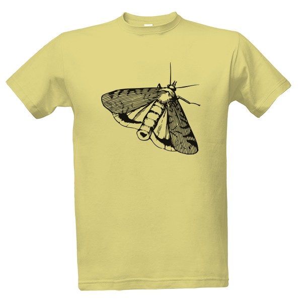 Tričko s potiskem můra