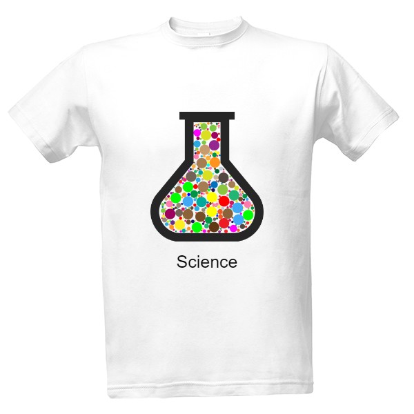 Tričko s potiskem science