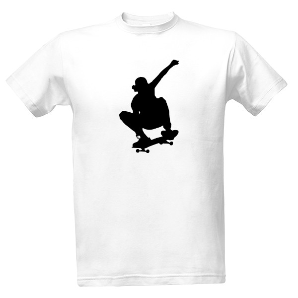 Tričko s potiskem skateboard