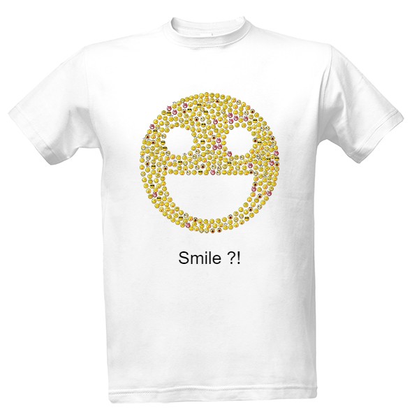 Tričko s potiskem Smile