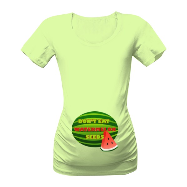 Tričko s potiskem Don't eat watermelon seeds